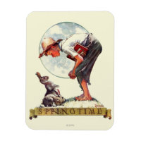 Springtime, 1935 Junge mit Hase