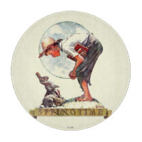 Springtime, 1935 Junge mit Hase