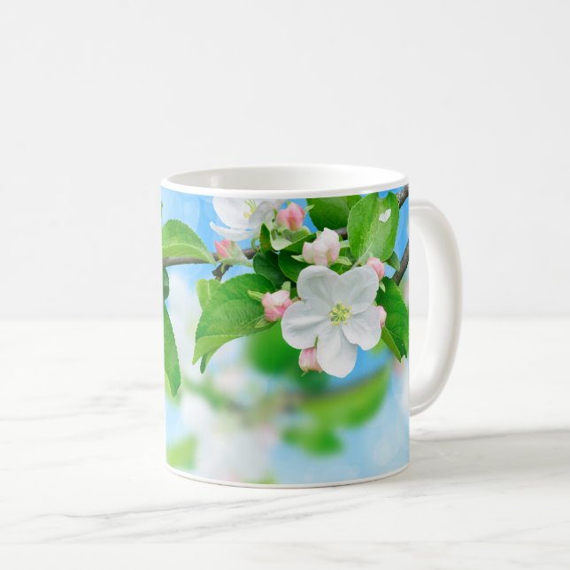 Springtime (Blume von Apfeln) Tasse (VorderseiteRechts)