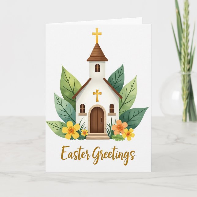 Springtime Building Card Karte (Vorderseite)