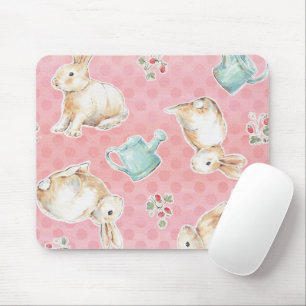 Springtime Bunnies Muster Mousepad