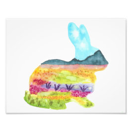 Springtime Bunny Foto Print