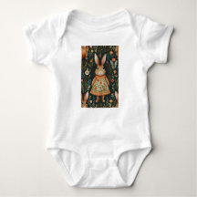 Springtime Bunny Magic Baby Body Anzug