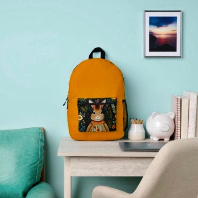 Springtime Bunny Magic  Bedruckter Rucksack (Von Creator hochgeladen)