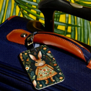 Springtime Bunny Magic Gepäckmarke Gepäckanhänger