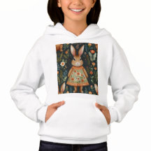 Springtime Bunny Magic Hoodie