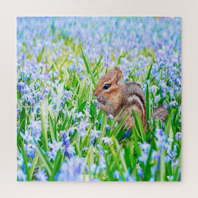 Springtime Chipmunk 2 Puzzle (Vertikal)