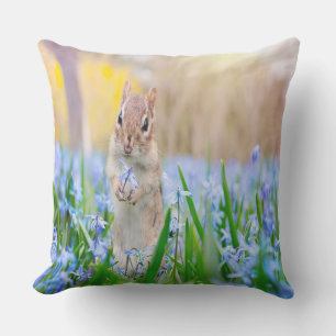 Springtime Chipmunk Kissen