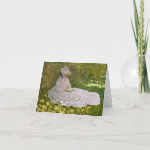 Springtime - Claude Monet Dankeskarte