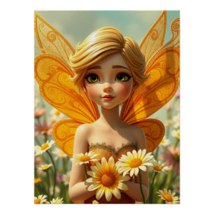 Springtime Fairy Art Poster