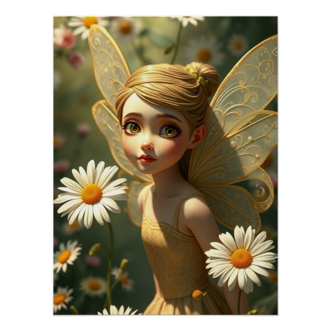 Springtime Fairy Art Poster (Vorderseite)