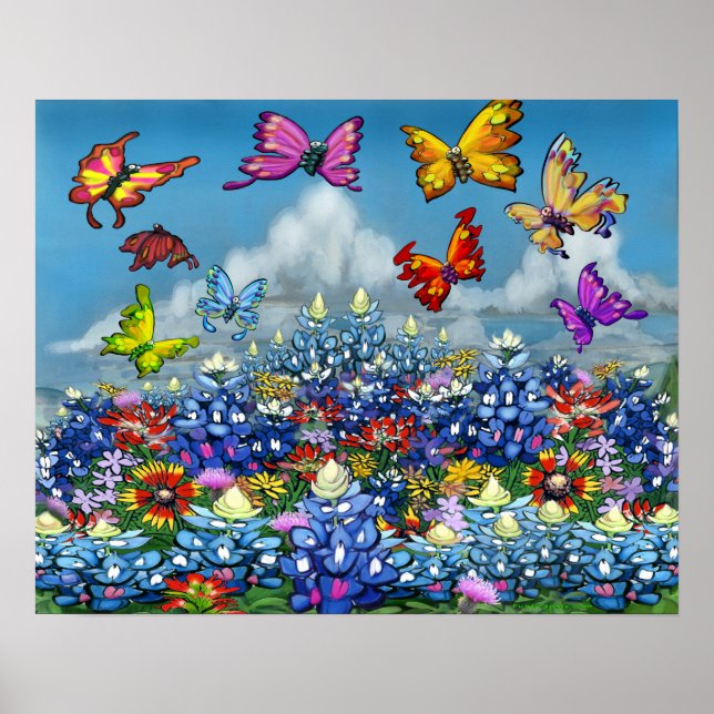 Springtime-Farben Poster (Vorne)