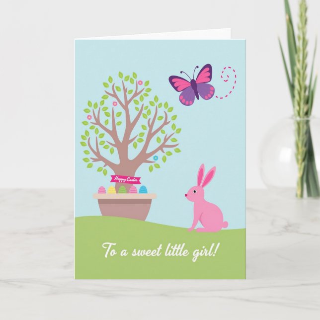 Springtime Faux Gold Foil Card Karte (Vorderseite)