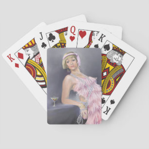 Springtime Flapper Playing Cards Spielkarten