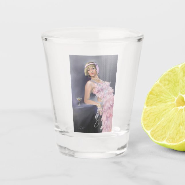 Springtime Flapper Shotglas Schnapsglas (Vorderseite)