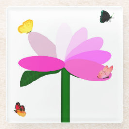 Springtime Friends Glass Untersetzer