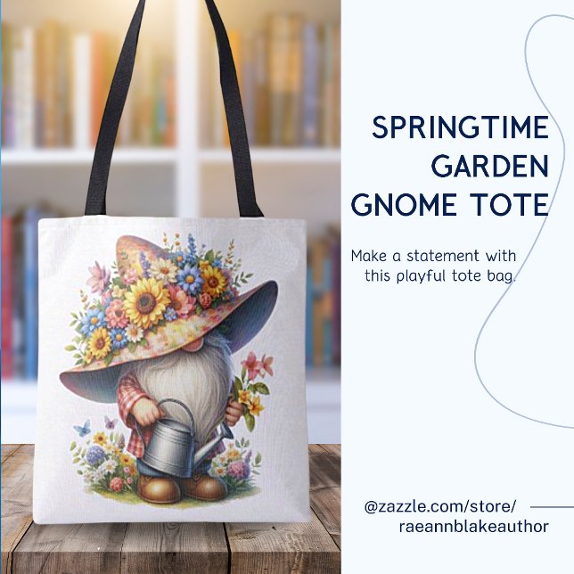 Springtime Garden Gnome Tasche (Von Creator hochgeladen)