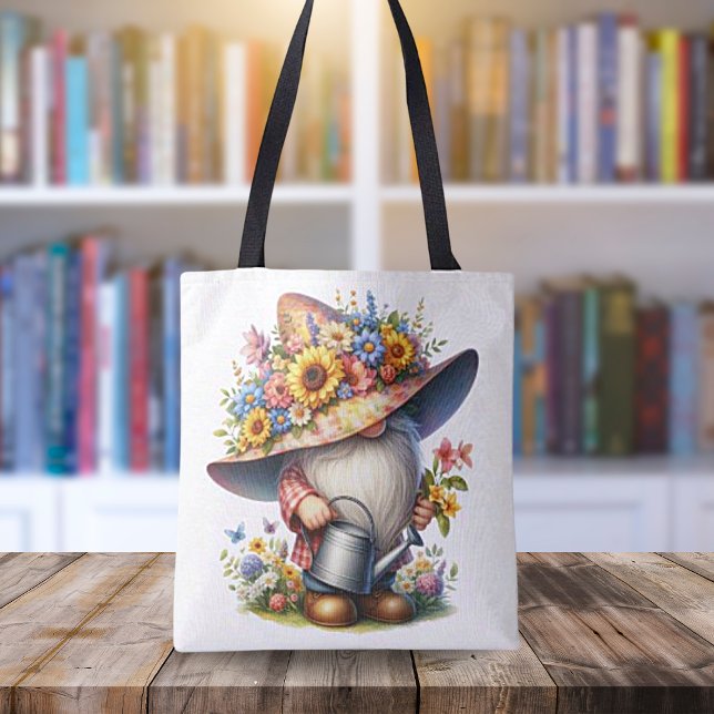 Springtime Garden Gnome Tasche (Von Creator hochgeladen)