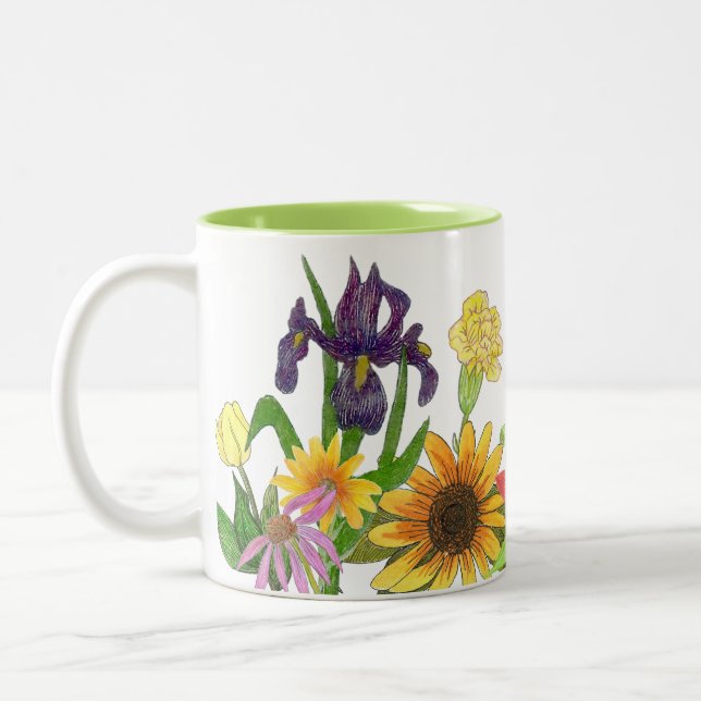 Springtime Garden Tasse (Links)