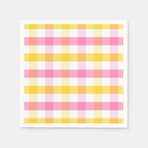Springtime Gingham Serviette