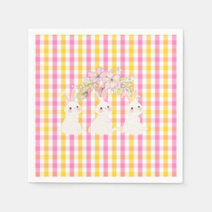 Springtime Gingham Serviette