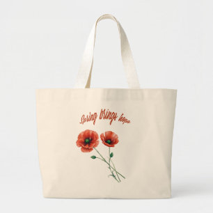 "Springtime Hope Tasche" Jumbo Stoffbeutel