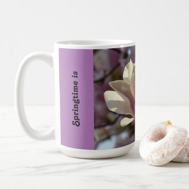 Springtime ist eine Lebenseinstellung - Tasse (Mit Donut)
