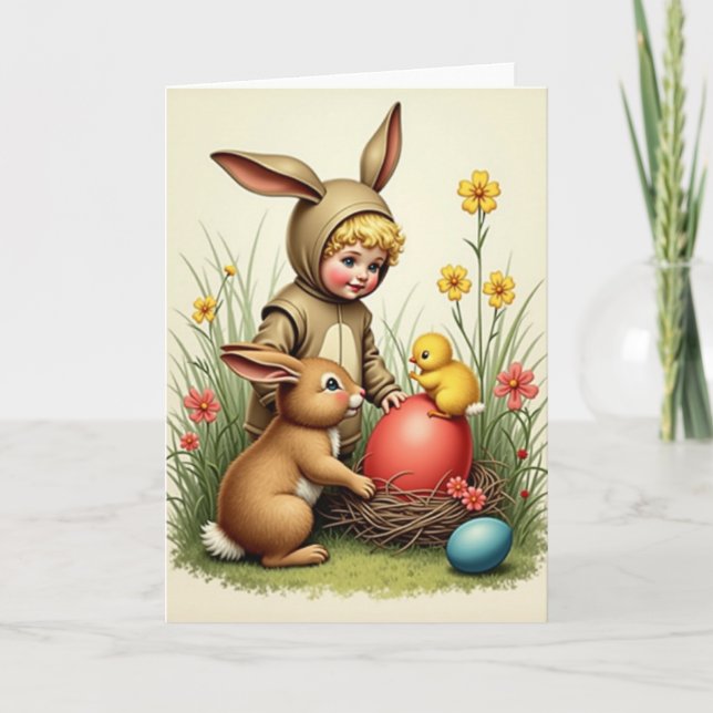 Springtime Joy Picture Card Karte (Vorderseite)
