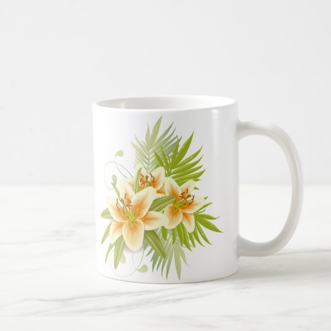 Springtime Lilies Kaffeetasse (Rechts)