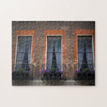 Springtime London Lavender Window Boxes Puzzle