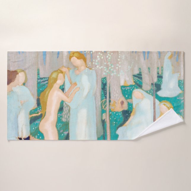 Springtime, Maurice Denis Badehandtuch (Badehandtuch)