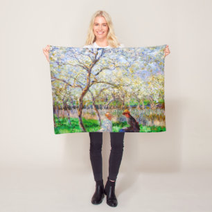 Springtime, Monet Fleecedecke