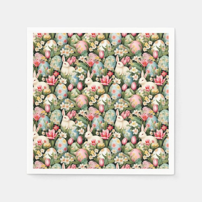 Springtime Soiree Ostermuster Serviette (Vorderseite)