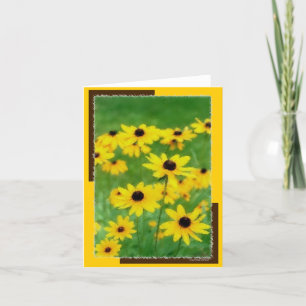 Springtime Susies Notecard Karte