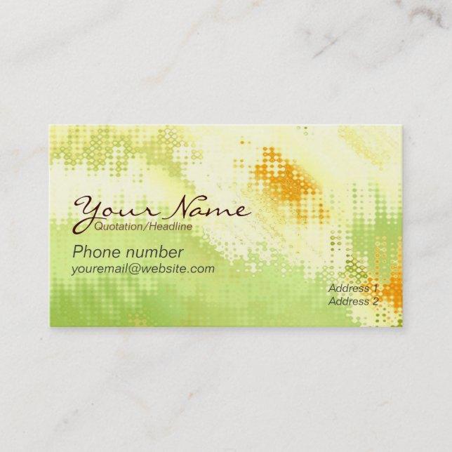 SpringTrip Business Card Visitenkarte (Vorderseite)