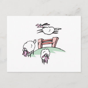 Springzaun Postkarte