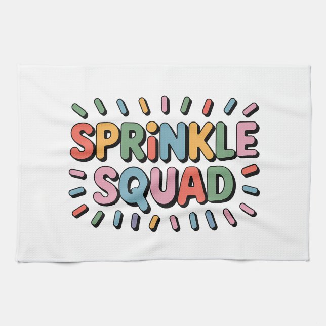 Sprinkkplatz | Baby Sprinkle Geschirrtuch (Horizontal)