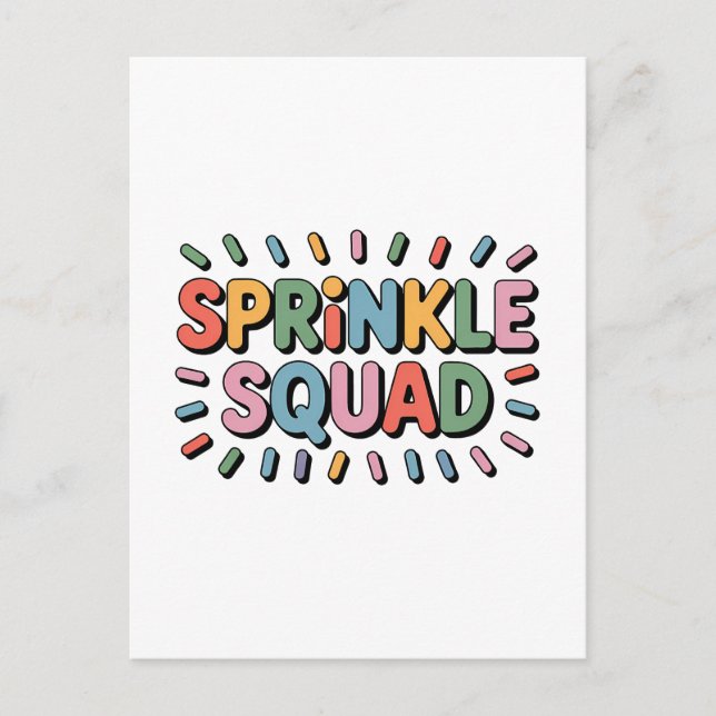 Sprinkkplatz | Baby Sprinkle Postkarte (Vorderseite)