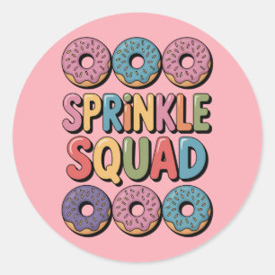 Sprinkkplatz Baby Sprinkle Runder Aufkleber