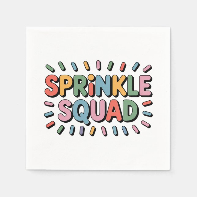 Sprinkkplatz | Baby Sprinkle Serviette (Vorderseite)