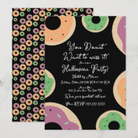 Sprinkle Donut Halloween-Party Script