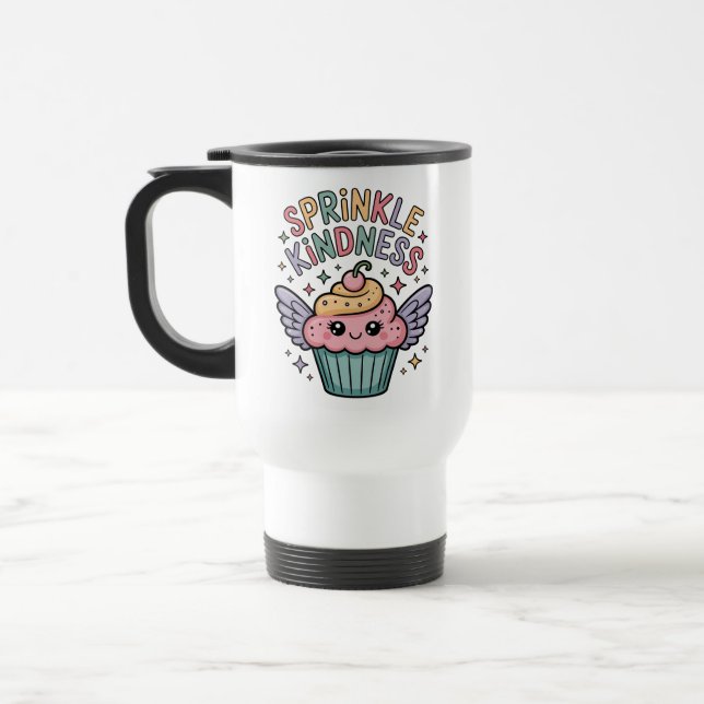 Sprinkle Kindness | Cupcake Reisebecher (Links)