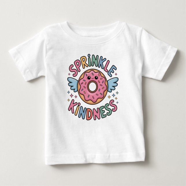 Sprinkle Kindness | Donut Baby T-shirt (Vorderseite)