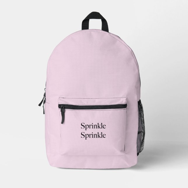 Sprinkle Sprinkle Backpack Bedruckter Rucksack (Vorderseite)