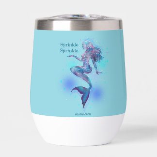 Sprinkle Sprinkle Mermaid Wine Tumbler