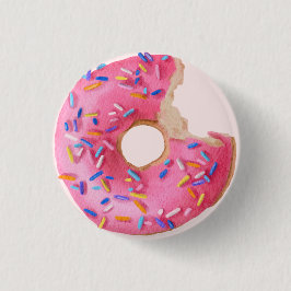 Sprinkled Donut Geburtstagsparty Baby Duwer Favori Button