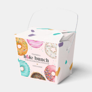 Sprinkled Donut Geburtstagsparty oder Babydusche Geschenkschachtel