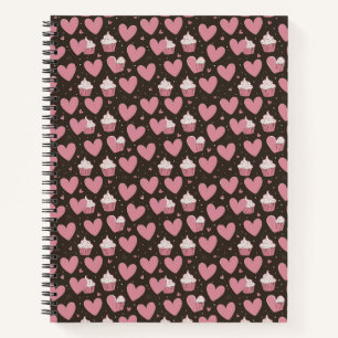 "Sprinkleheart Sugar Rush: Cupcake Chaos Couture" Notizbuch