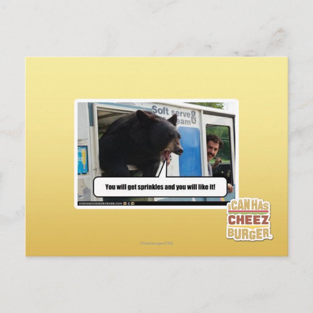 Sprinklen Postkarte (Vorderseite)