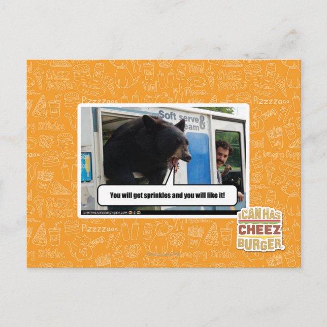 Sprinklen Postkarte (Vorderseite)